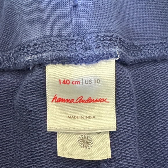 Hanna Andersson Deep Blue Kids Joggers - Picture 4 of 4